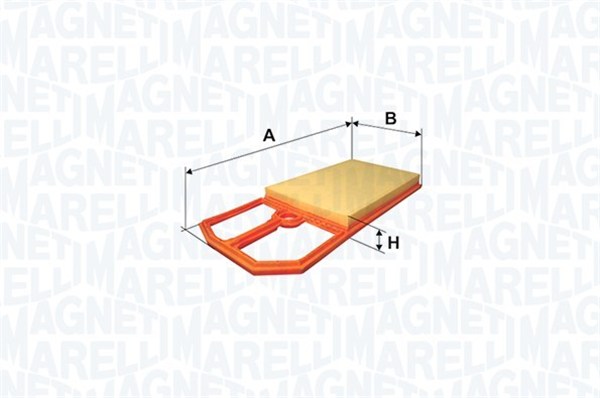 Air Filter - 153071762497 MAGNETI MARELLI