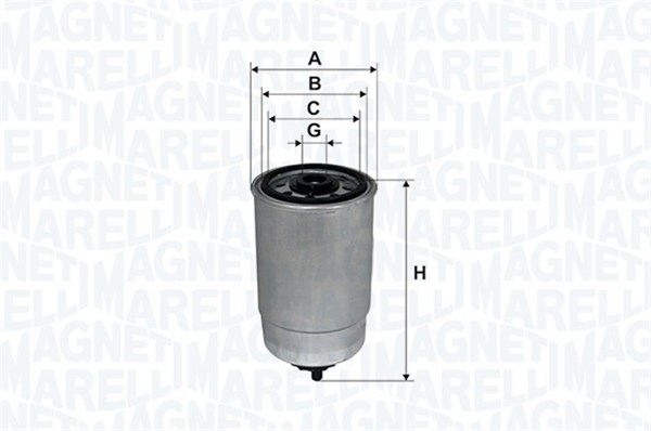 Fuel filter - 153071760102 MAGNETI MARELLI