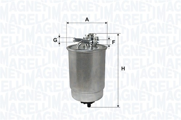 Fuel filter - 153071760748 MAGNETI MARELLI