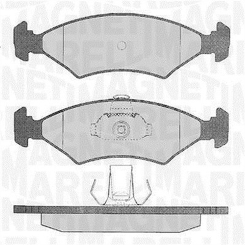 Brake Pad Set, disc brake - 363916060248 MAGNETI MARELLI