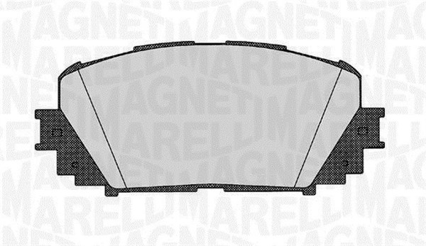 Kit pastiglie freno, Freno a disco - 363916060627 MAGNETI MARELLI
