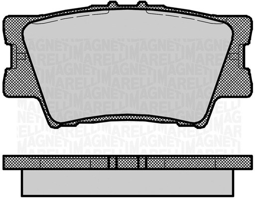 Brake Pad Set, disc brake - 363916060633 MAGNETI MARELLI