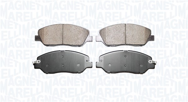 Brake Pad Set, disc brake - 363916060880 MAGNETI MARELLI