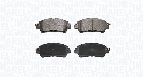 Kit pastiglie freno, Freno a disco - 363916060902 MAGNETI MARELLI