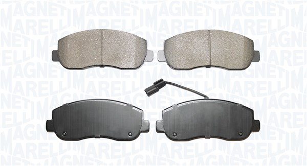Комплект тормозных колодок, дисковый тормоз - 363916061129 MAGNETI MARELLI