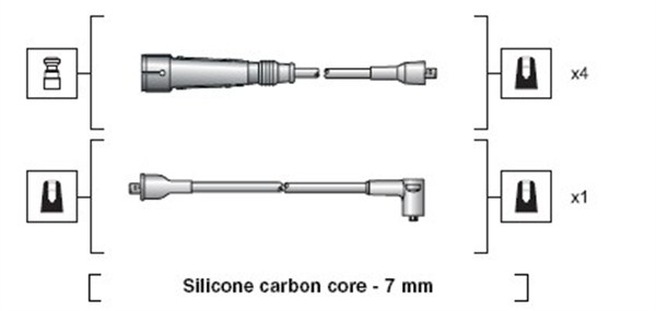 Kit cavi accensione - 941318111112 MAGNETI MARELLI
