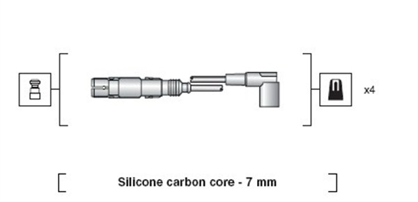 Kit cavi accensione - 941318111163 MAGNETI MARELLI