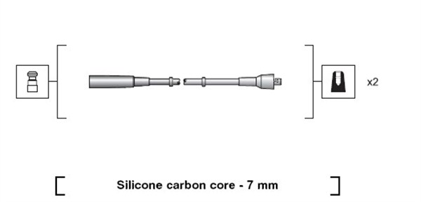 Ignition Cable Kit - 941318111205 MAGNETI MARELLI