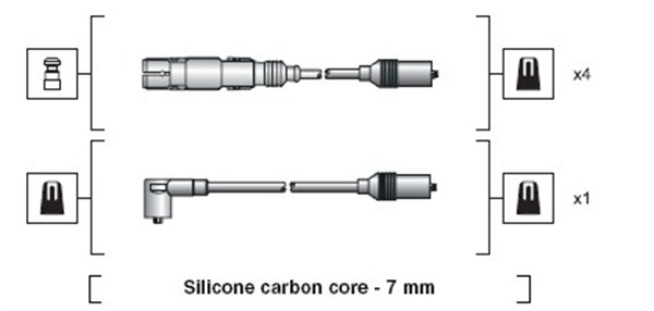Kit cavi accensione - 941318111270 MAGNETI MARELLI