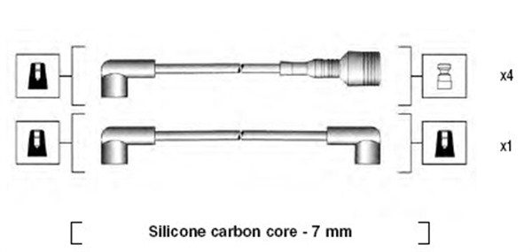Kit cavi accensione - 941044120502 MAGNETI MARELLI
