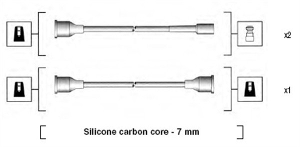Ignition Cable Kit - 941094040575 MAGNETI MARELLI