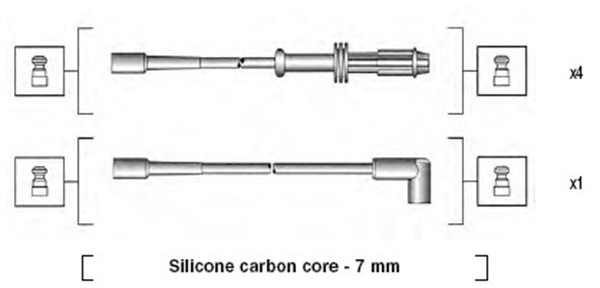 Kit cavi accensione - 941135120700 MAGNETI MARELLI