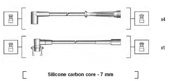 Kit cavi accensione - 941145130710 MAGNETI MARELLI