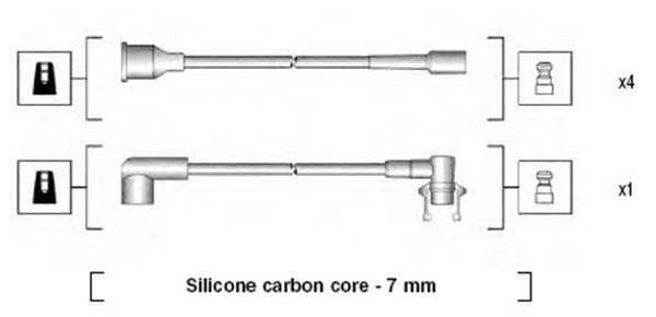 Kit cavi accensione - 941145230720 MAGNETI MARELLI