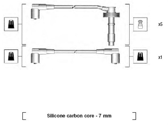 Kit cavi accensione - 941215110796 MAGNETI MARELLI