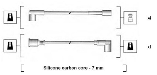 Ignition Cable Kit - 941275020838 MAGNETI MARELLI