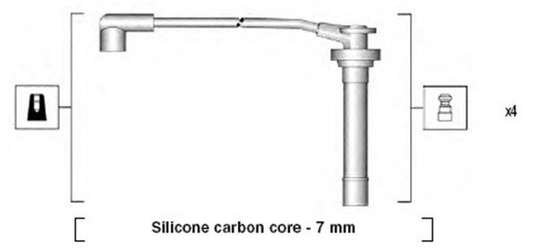 Ignition Cable Kit - 941295060855 MAGNETI MARELLI