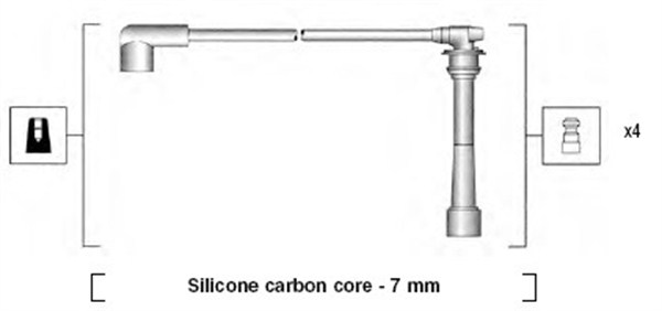 Ignition Cable Kit - 941295110882 MAGNETI MARELLI