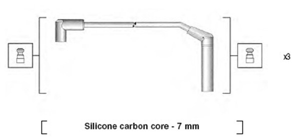 Kit cavi accensione - 941365090932 MAGNETI MARELLI