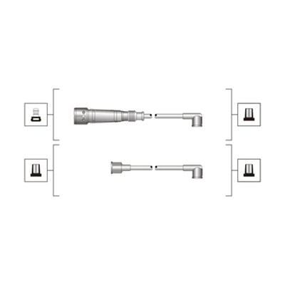 Ignition Cable Kit - 941319170004 MAGNETI MARELLI