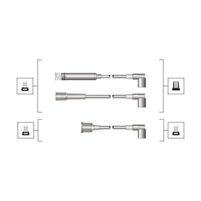 Kit cavi accensione - 941319170009 MAGNETI MARELLI