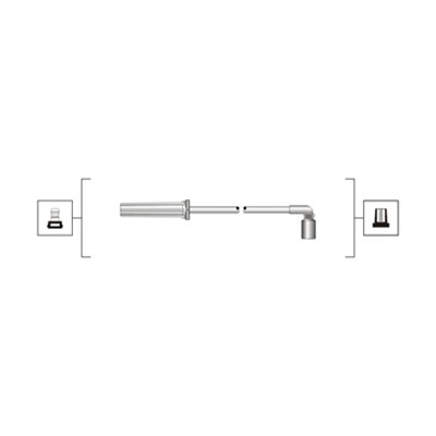 Ignition Cable Kit - 941319170010 MAGNETI MARELLI