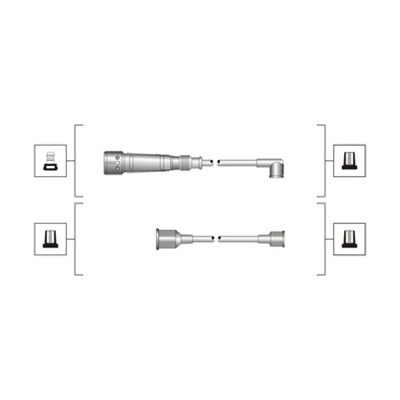 Kit cavi accensione - 941319170011 MAGNETI MARELLI