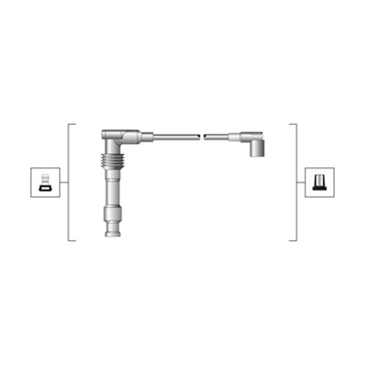 Kit cavi accensione - 941319170015 MAGNETI MARELLI