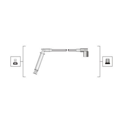 Kit cavi accensione - 941319170018 MAGNETI MARELLI