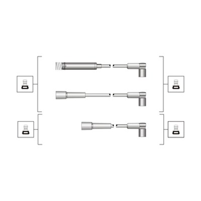 Kit cavi accensione - 941319170020 MAGNETI MARELLI