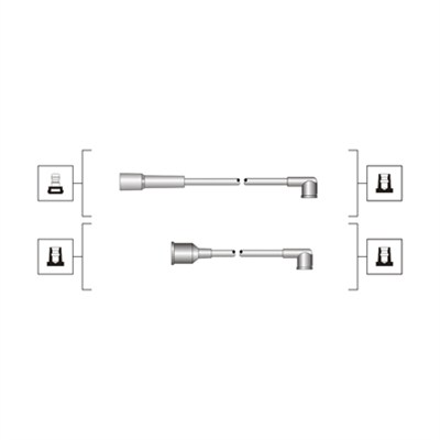 Kit cavi accensione - 941319170022 MAGNETI MARELLI