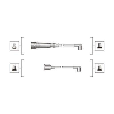 uždegimo laido komplektas - 941319170023 MAGNETI MARELLI