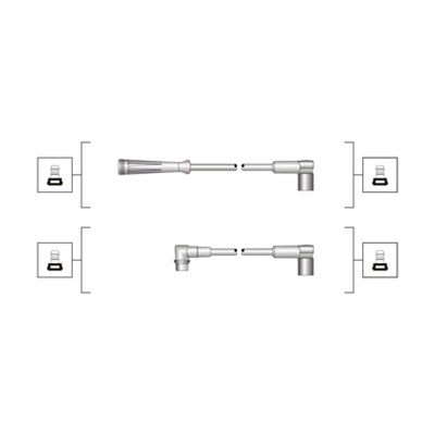 Kit cavi accensione - 941319170024 MAGNETI MARELLI