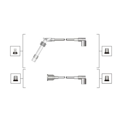 Kit cavi accensione - 941319170027 MAGNETI MARELLI