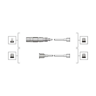 Ignition Cable Kit - 941319170036 MAGNETI MARELLI