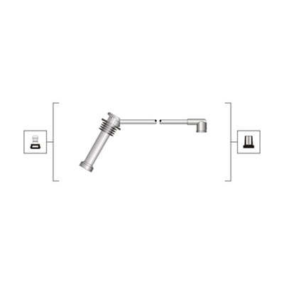Ignition Cable Kit - 941319170038 MAGNETI MARELLI