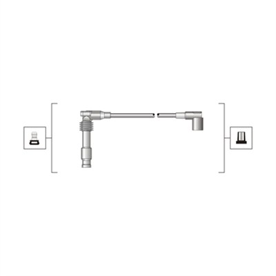 Ignition Cable Kit - 941319170046 MAGNETI MARELLI