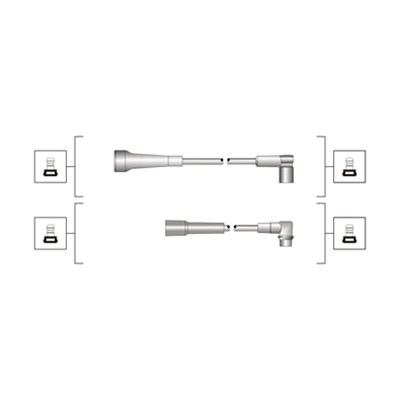uždegimo laido komplektas - 941319170051 MAGNETI MARELLI