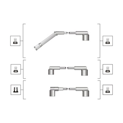 Kit cavi accensione - 941319170053 MAGNETI MARELLI
