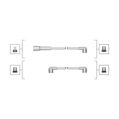 Ignition Cable Kit - 941319170060 MAGNETI MARELLI