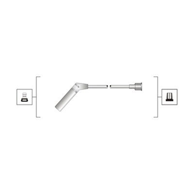 Ignition Cable Kit - 941319170061 MAGNETI MARELLI
