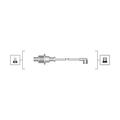 Комплект проводов зажигания - 941319170063 MAGNETI MARELLI
