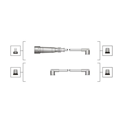 Ignition Cable Kit - 941319170065 MAGNETI MARELLI