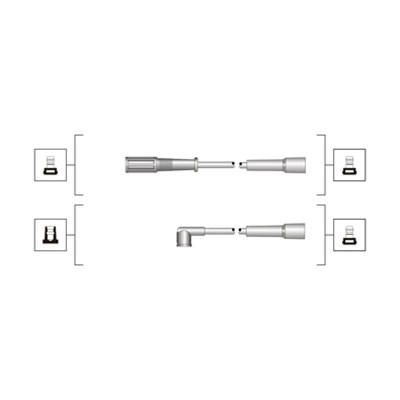 Kit cavi accensione - 941319170066 MAGNETI MARELLI