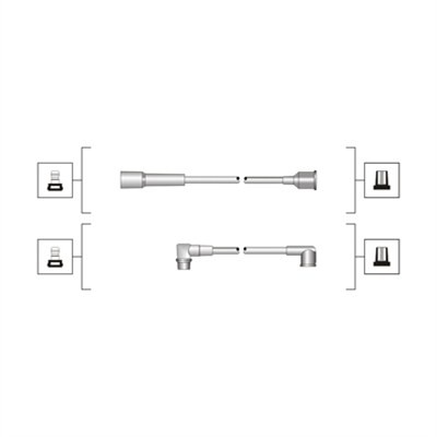 Kit cavi accensione - 941319170067 MAGNETI MARELLI