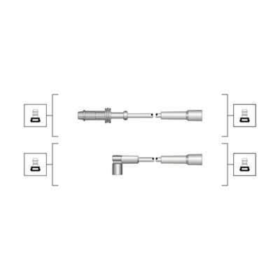 uždegimo laido komplektas - 941319170069 MAGNETI MARELLI