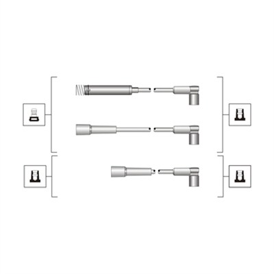Kit cavi accensione - 941319170072 MAGNETI MARELLI