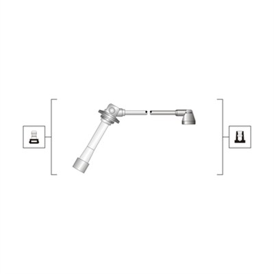 Ignition Cable Kit - 941319170073 MAGNETI MARELLI