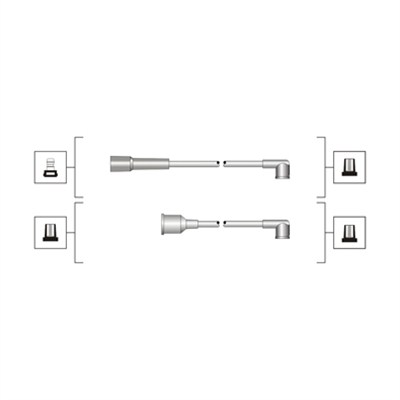 Ignition Cable Kit - 941319170077 MAGNETI MARELLI