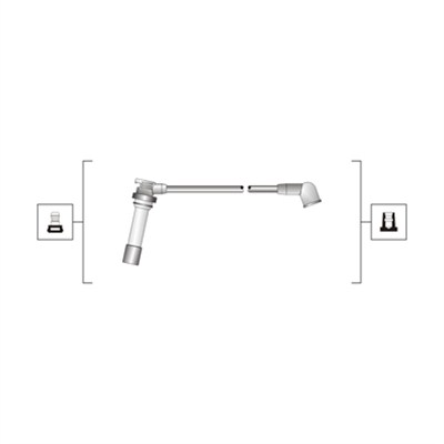 Ignition Cable Kit - 941319170078 MAGNETI MARELLI